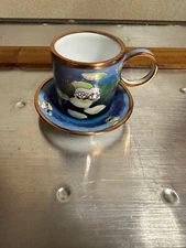 Charlotte Di Vita Hand Painted Tea Pot Edition No. H375 Trade Plus Aid Rare