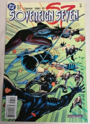 COMIC - DC Comics Sovereign Seven S7 Issue #7 Dated Jan 1996 Claremont