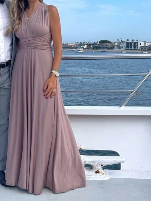 Lulus taupe maxi dress sales