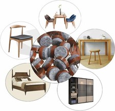 Felt Pad Chair Glides Floor Protector 13/16 Diameter, Nail In 5/8" ----- 50 pcs