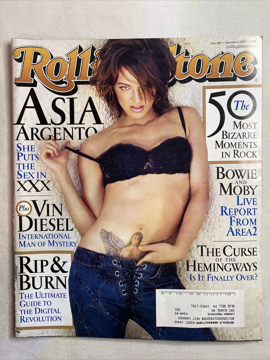 2002 September 5 Rolling Stone Magazine Asia Argento She Puts The Sex (BM26) eBay