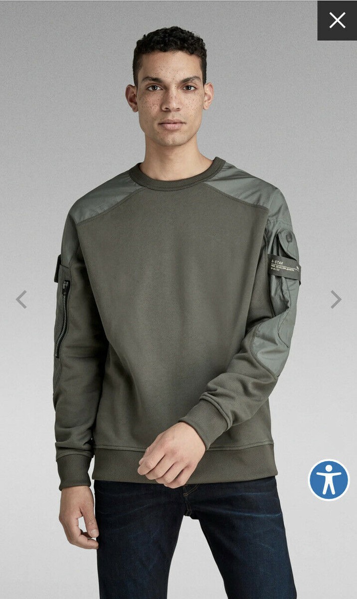 G-STAR RAW Fast Raglan_Sweatshirt Maillot De Survêtement Hommes