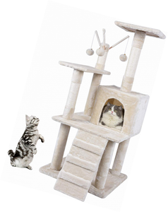 mc star kratzbaum katzen stabil 120cm katzenkratzbaum katzenbaum mittelhoch natu ebay