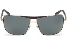 Timberland TB9258 32R Gold Brown Polarized Aviator Sunglasses Frame 64-12-125