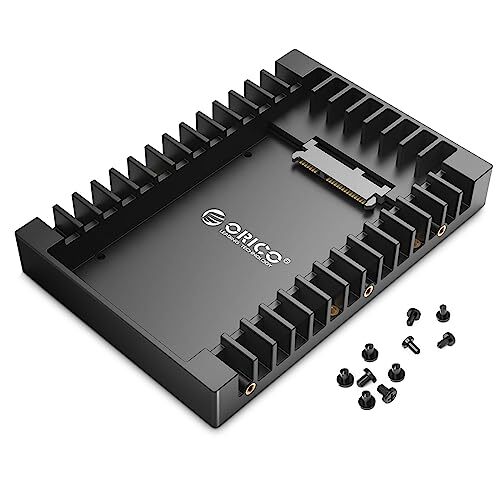 ORICO Adattatore Hard Disk Interno da 25" a 35" Staffe di Montaggio Rimovibil...