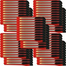 100 cortadores de caja de cuchillos utilitarios pequeños rojos y verdes a granel hoja a presión hoja de 9 mm