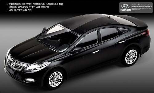 Academy Korea 1/24 Hyundai Grandeur HG MCP Diecast Model Kit Mini Car Toy Hobby - Picture 3 of 4