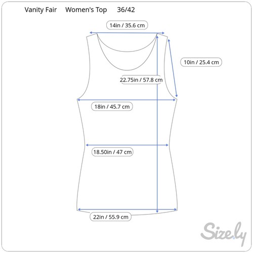 Vanity Fair Womens Pullover Lace Trimmed V-Neck Camisole Size 36/42 Black Satin - Picture 12 of 12