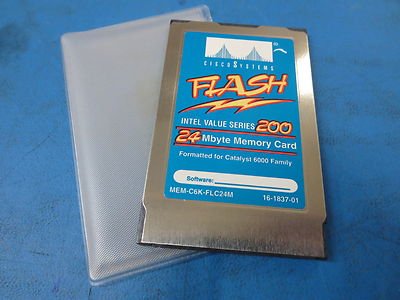 1 cisco Cat 6000 spvsr 24mb Flash (746320220512)