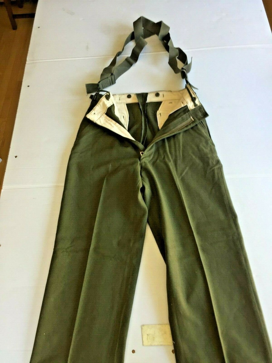 UNISSUED ARMY M1951 WOOL COLD WEATHER FIELD PANTS (SMALL LONG) W