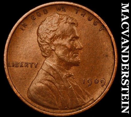 1909 VDB Lincoln Wheat Cent- Semi Key High Grade No Reserve #J4661