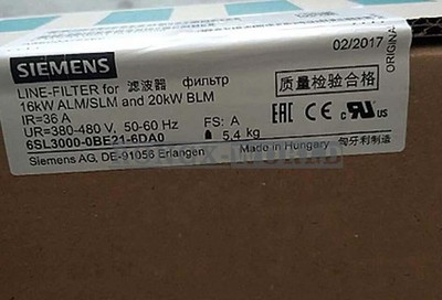 1PCS NEW SIEMENS 6SL3000-0BE21-6DA0 BASIC LINE FILTER