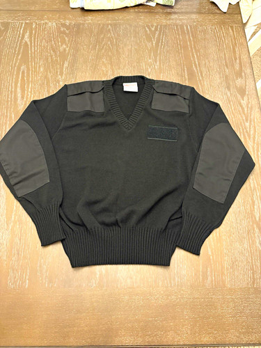 Vintage Jack Young Made in USA Black Commando Sweater Men’s Large