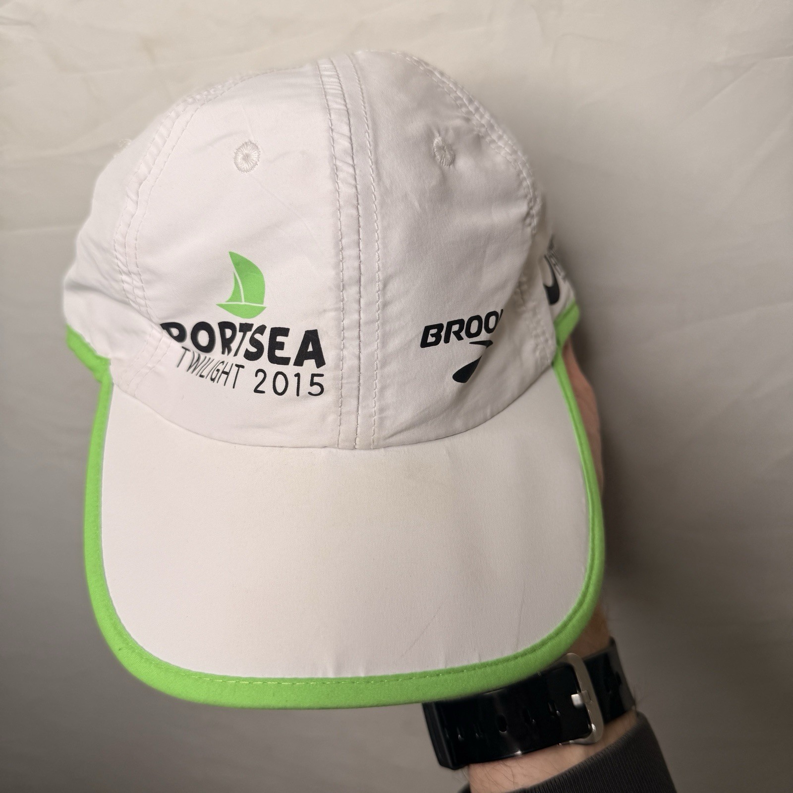 Portsea Twilight Victoria Running Cap White Green image 5