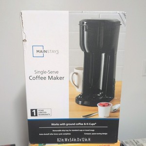 Mainstays Single Serve and K-Cup Coffee Maker - Black