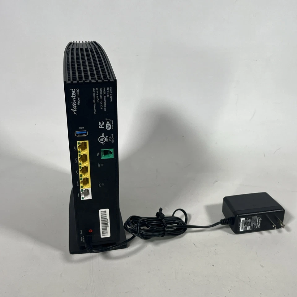 Windstream Wi-Fi Modem T3200 Bonded VDSL2 Wireless AC Gateway Router Actiontec - Image 3 of 4