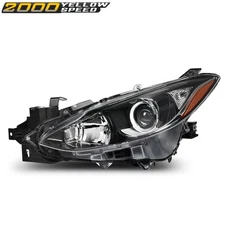 Headlight Left Driver Side Fit For 2014 2015 2016 Mazda 3 Hatchback Or Sedan