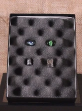 Collector's Display Case: 6 x 8 x 2" - Package of 2 w/Egg Shell Foam for Marbles