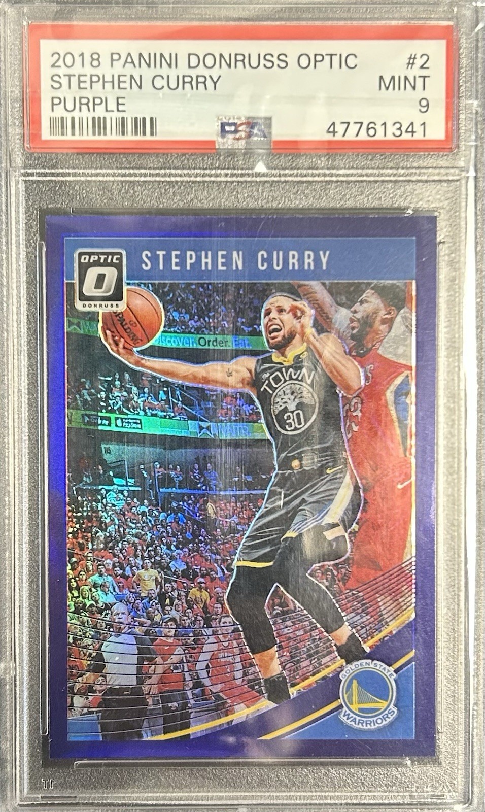 2018-19 Panini Donruss Optic - Stephen Curry #2 Purple Prizm