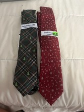 Lot of 2 Saddlebred Men's Extra Long Ties- 63 Inch- New