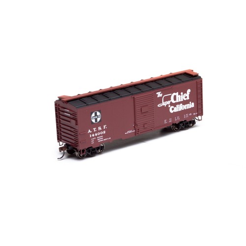 Coche de carga Athearn 73511 escala HO Santa Fe/Super Chief 40' Boxcar RTR # 144002 | Condition: New