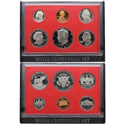 1981 S Proof Set Original Box 6 Coins Type 1 | eBay