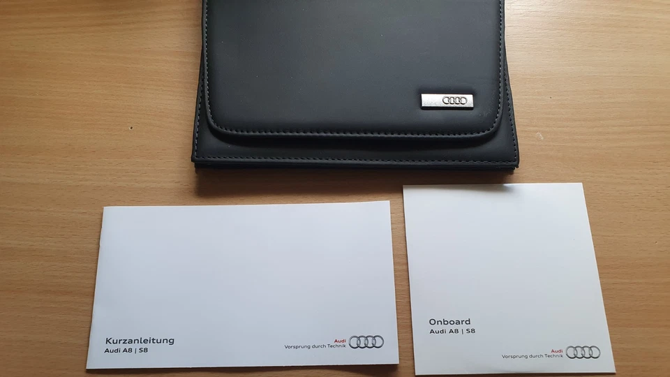 Audi A8 S8 Bordmappe Leder Neu und unbenutzt Selten - Bild 3 von 4