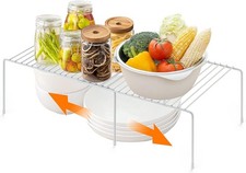 Freezer Shelf Organizer, Expandable Cabinet Stora Shelf with