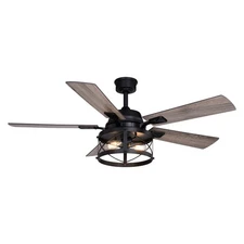 Bellevue VXCFA55269 Cyclops 52" 5 Blade LED Indoor Ceiling Fan - Black