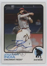 2022 Topps Heritage High Number Real One Auto Jonathan India #ROA-JI Auto