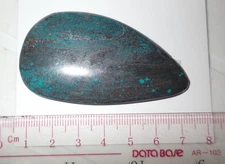 Turquoise Stone Flat Free Form Cabochon 95 Carat 1 piece 19 gram