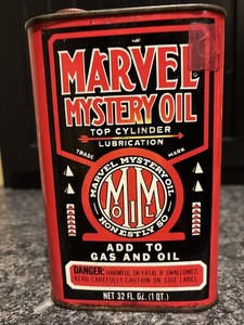 Marvel Mystery Oil Metal 1 Quart Advertising Can