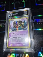 Pokemon 2006 Holon Phantoms 13/110 Omastar Holo Rare AC 6.5 Centering 10