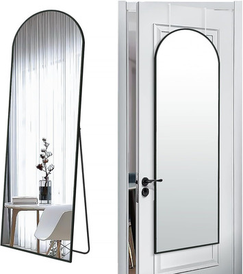 57''x20'' Black Arch Full Length Mirror for Bedroom, Bathroom, Living Room