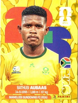 2026 Panini World Cup Sticker South Africa Gold Crumple Multi