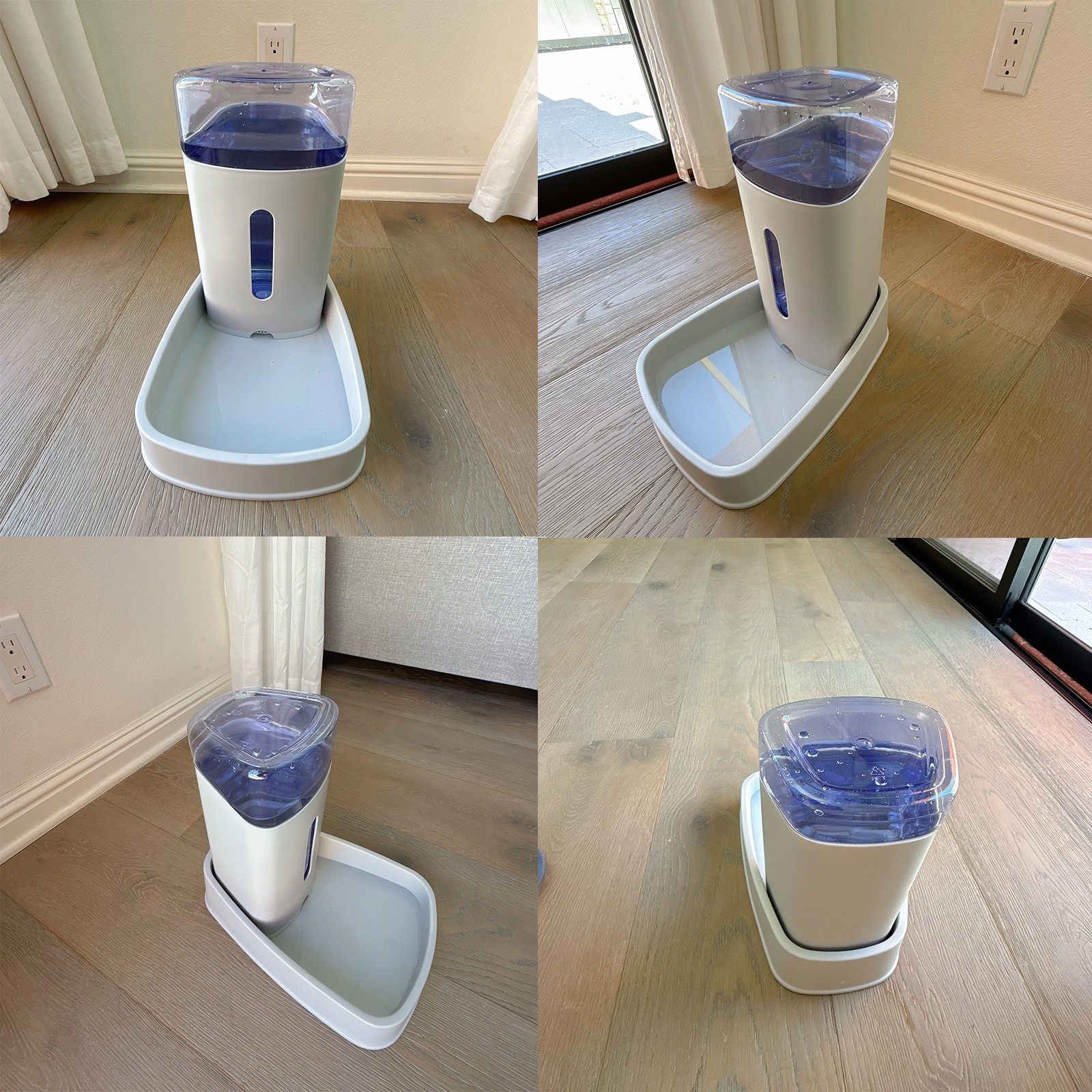 Automatic Dog Cat Feeder and  Water Dispenser Dog Cat Food Bowl and Water Bowl
