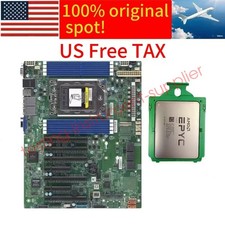 AMD EPYC 7402 Supermicro H12SSL-i 24cores 48threads 2.8 GHz motherboard CPU