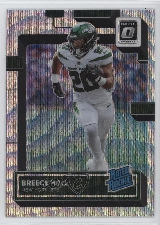 2022 Panini Donruss Optic Rated Rookie Wave Prizm 72/300 Breece Hall #214 3hd