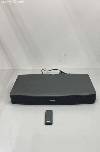 Bose Solo TV Sound System Model 410376 (Black) W/ Remote - Tested