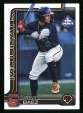 2025 Topps Pro Debut Juan Baez #PD-91 - Carolina Mudcats