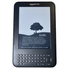 Amazon Kindle Keyboard 3rd Gen D00901 WiFi e-Reader 6 Inch Screen