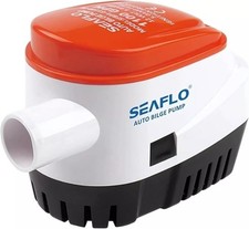 SEAFLO Automatic Bilge Pump Marine Boat Auto Submersible Bilge Pump 12V 1100 GPH