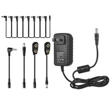 Caline CP-07B Guitar Effects Power Supply Adapter For 8 DC 9V Pedals XO7D
