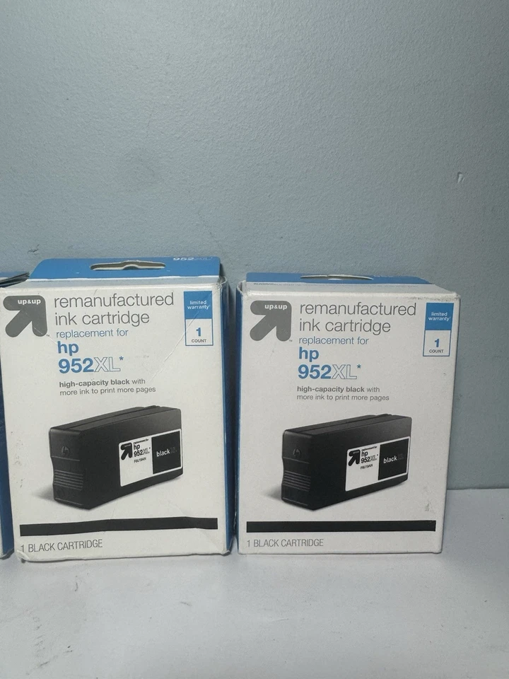 Lote de 6 cartuchos de tinta de repuesto HP 952 952XL de la marca Up & Up caducados 2022 - nuevos en caja Foto 4 de 4