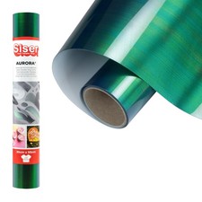 Thermovinyl Siser Aurora Parakeet Schwarz 30x50 cm f&uuml;r Textiltransfer, Plotter