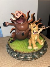 Disney Store Figurine Musicale Roi Lion Timon, Pumbaa & Simba Disneyland Paris