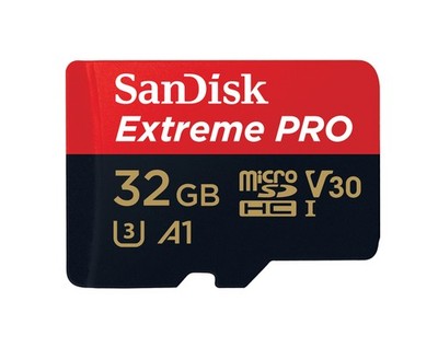 SanDisk Extreme PRO 32 GB microSDHC, Speicherkarte UHS-I U3, V30