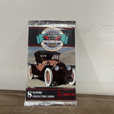 1992 Panini Antique Cars 100 1st Collector Edition Trading Card Pack sealed