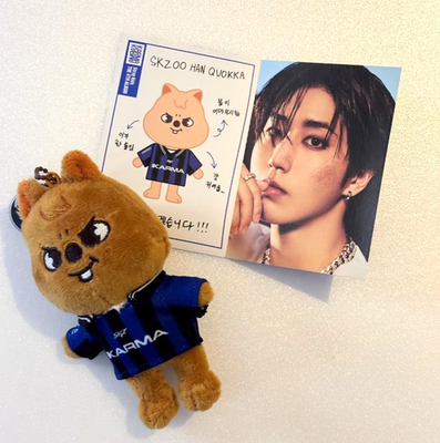 Stray Kids Skzoo KARMA Plush Doll Keyring HAN QUOKKA Official K
