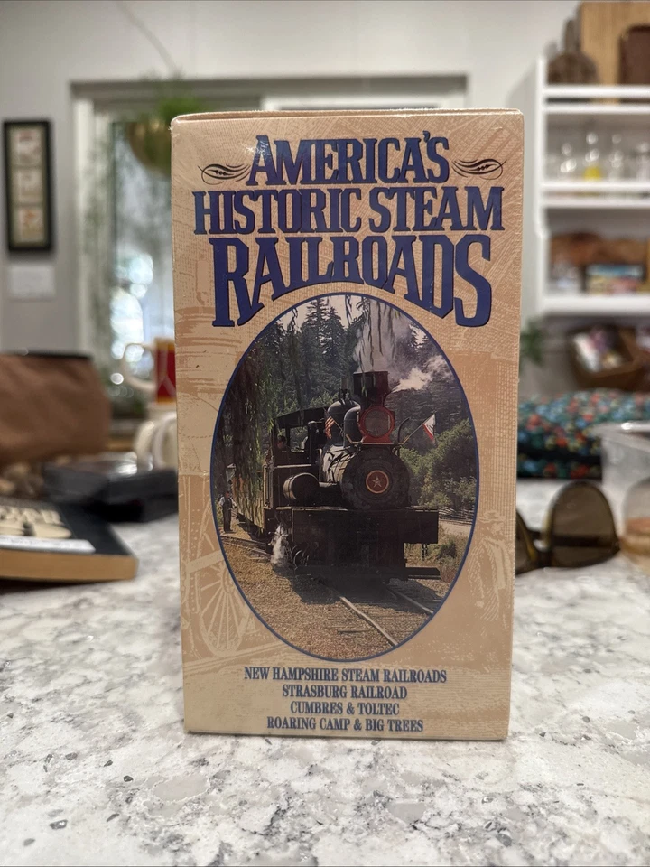 America’s Historic Steam Railroads VHS 1995 Boxed Set Factory Sealed - Image 2 of 4